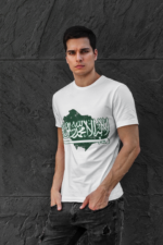 ⁦تيشرت شبابي للجنسين بتصميم  #N12-SA-N⁩ - الصورة ⁦3⁩