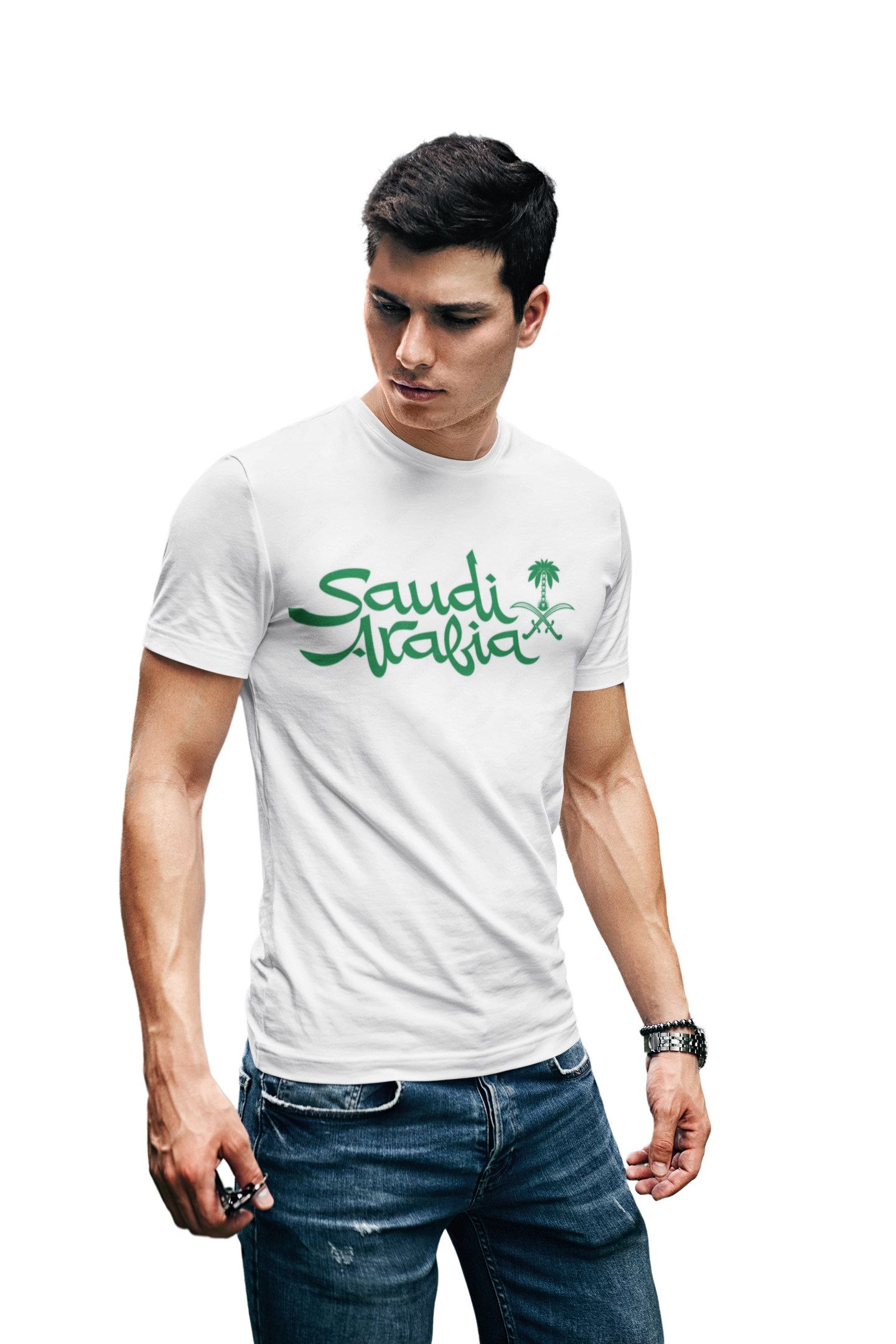 transparent-t-shirt-mockup-featuring-a-serious-looking-man-429-el تيشرت شبابي للجنسين بتصميم #N08-SA-N - الصورة 1