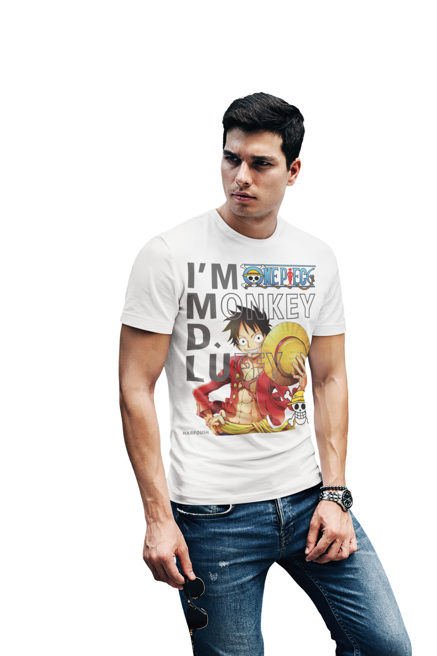 transparent-t-shirt-mockup-of-a-fashionable-man-wearing-jeans-430-el1 تيشرت شبابي للجنسين بتصميم #INAMY 4-N - الصورة 1