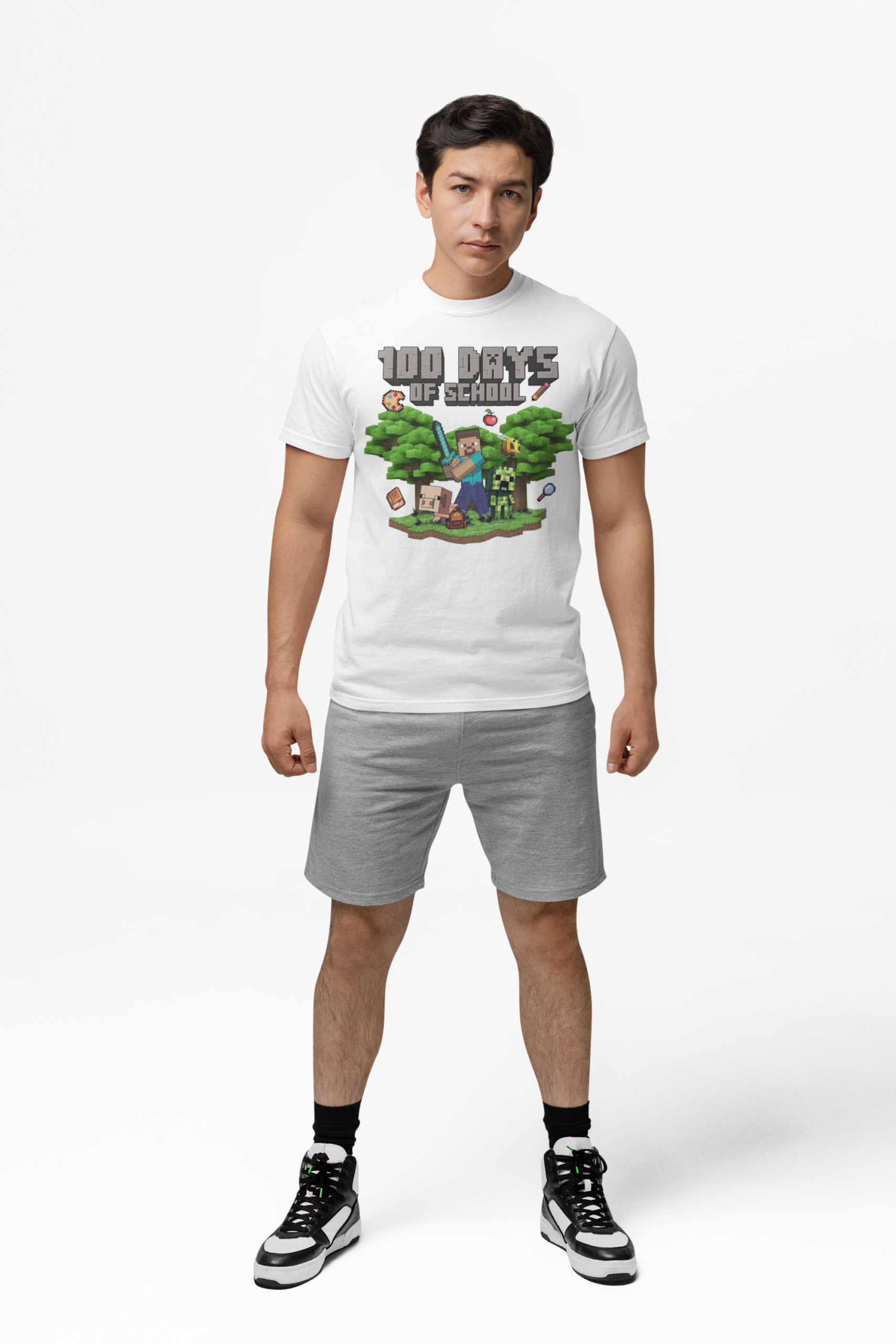 mockup-of-a-serious-man-wearing-a-round-neck-t-shirt-by-comfort-colors-in-a-studio-m53020 تيشرت شبابي للجنسين بتصميم #Mycraft - 1 -N - الصورة 1